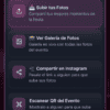 Servicio Eventos Premium · Plataforma de Fotos en Vivo (QR + Pantalla)