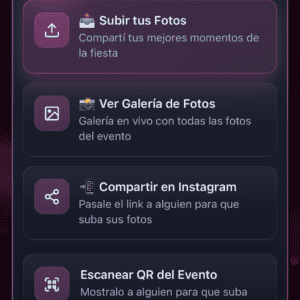IMG_4434 Servicio Eventos Premium · Plataforma de Fotos en Vivo (QR + Pantalla)